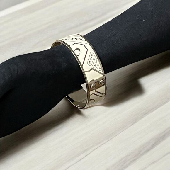 Coach Logo Bracelet/Cuff - Picture 1 of 4